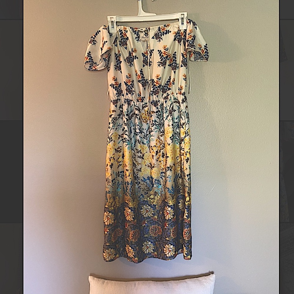Every mid calf off the shoulder dress
